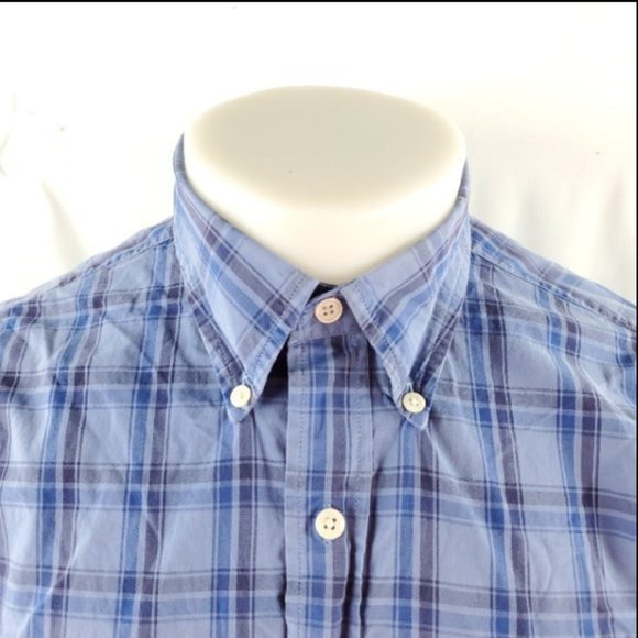 Brooks Brothers Mens Button Front Shirt Sz Large - Picture 4 of 5